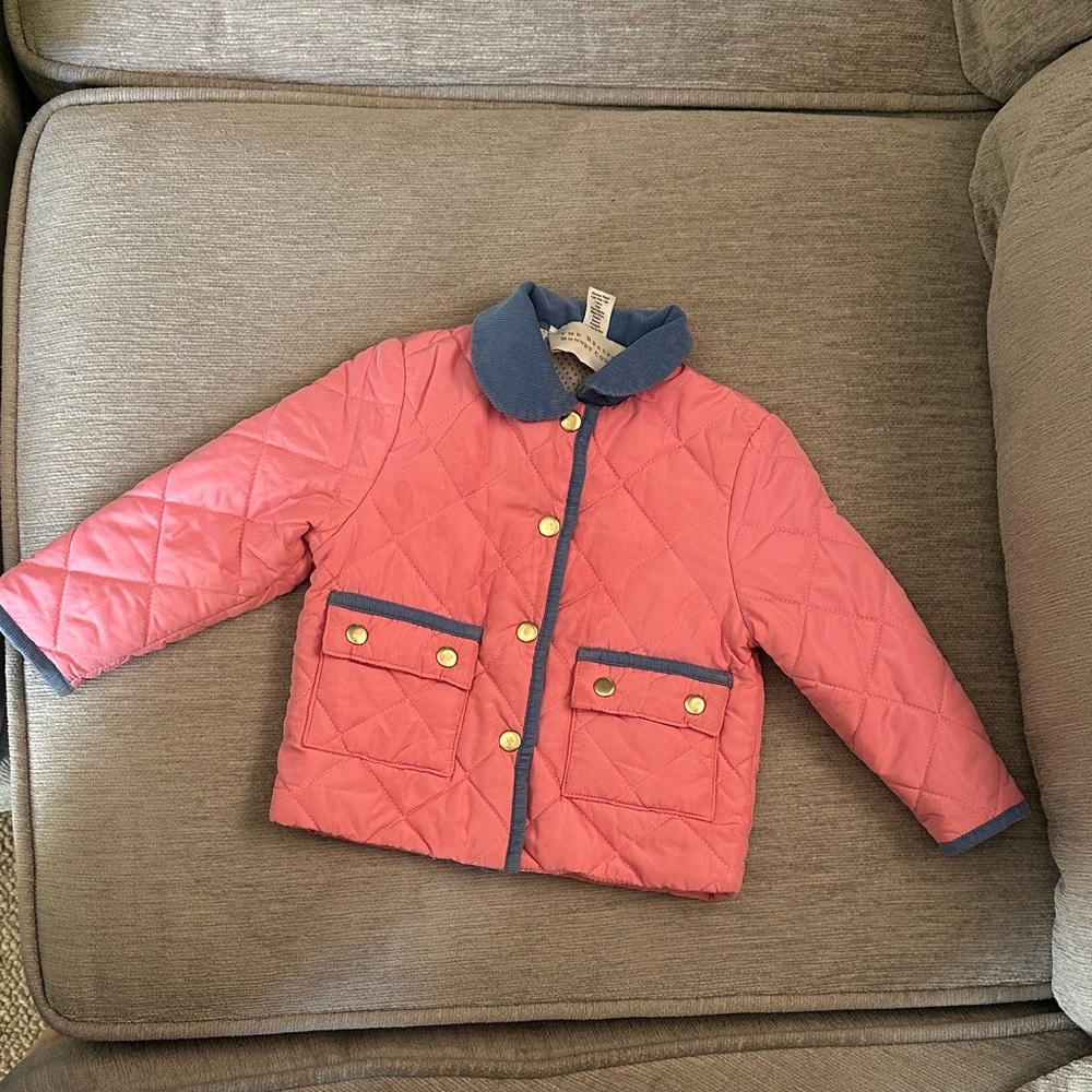 The Beaufort Bonnet Company Pink and Blue Quilted Jacket